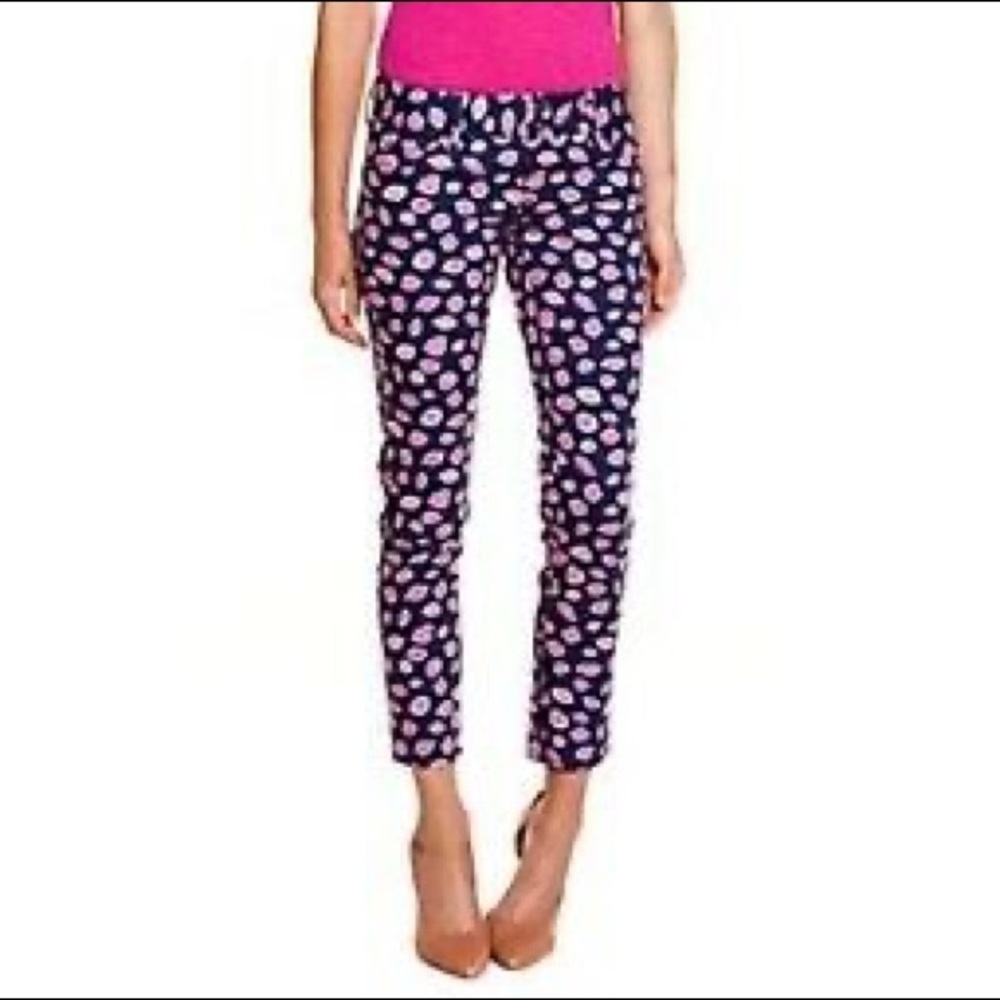 Lilly Pulitzer Worth Skinny Mini Printed Jeans Sz2